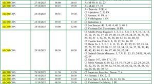 Consulta los horarios y las zonas afectadas. ¿Cortes de luz en tu calle? Consulta las zonas y horarios afectados en Alcorcón la próxima semana