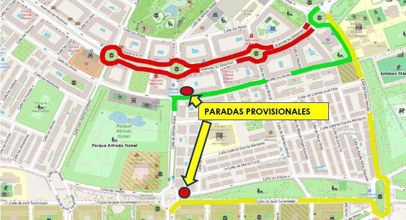 Corte de tráfico a los vecinos de Alcorcón en la Avenida de las Retamas desde el lunes 13 de octubre