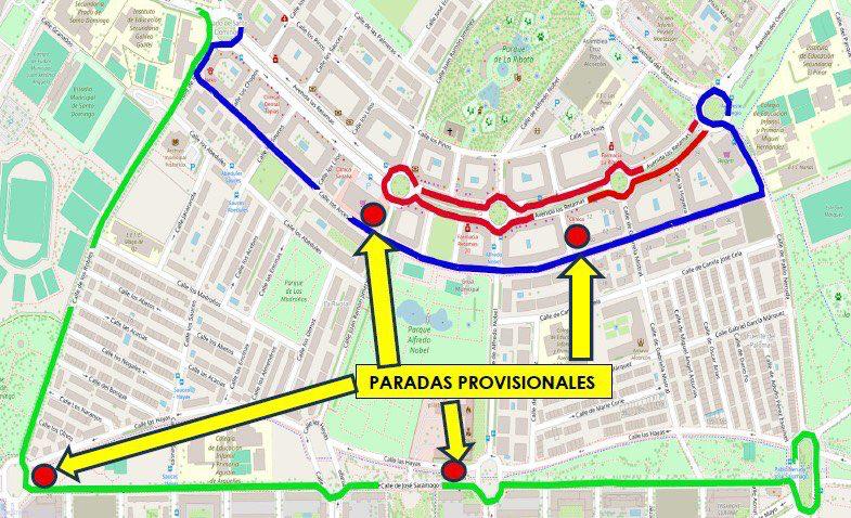 Corte de tráfico a los vecinos de Alcorcón en la Avenida de las Retamas desde el lunes 13 de octubre