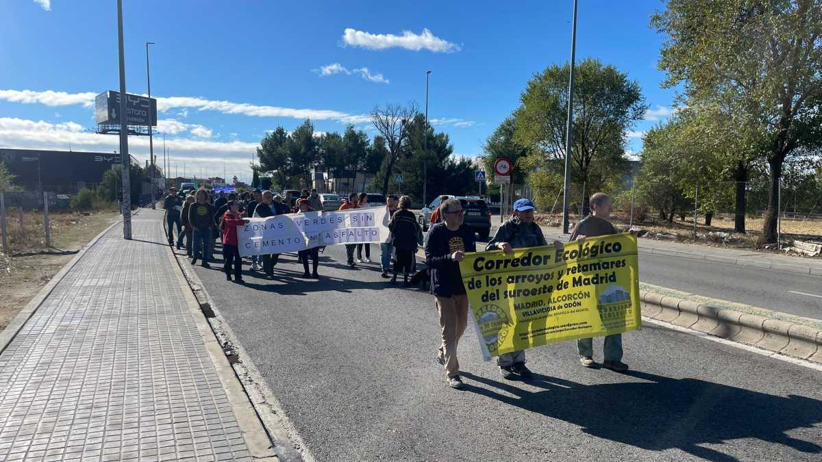 Protesta en Alcorcón contra la situación de la vivienda: Retamar de la Huerta, en el foco Protesta en Alcorcón contra la situación de la vivienda: Retamar de la Huerta, en el foco