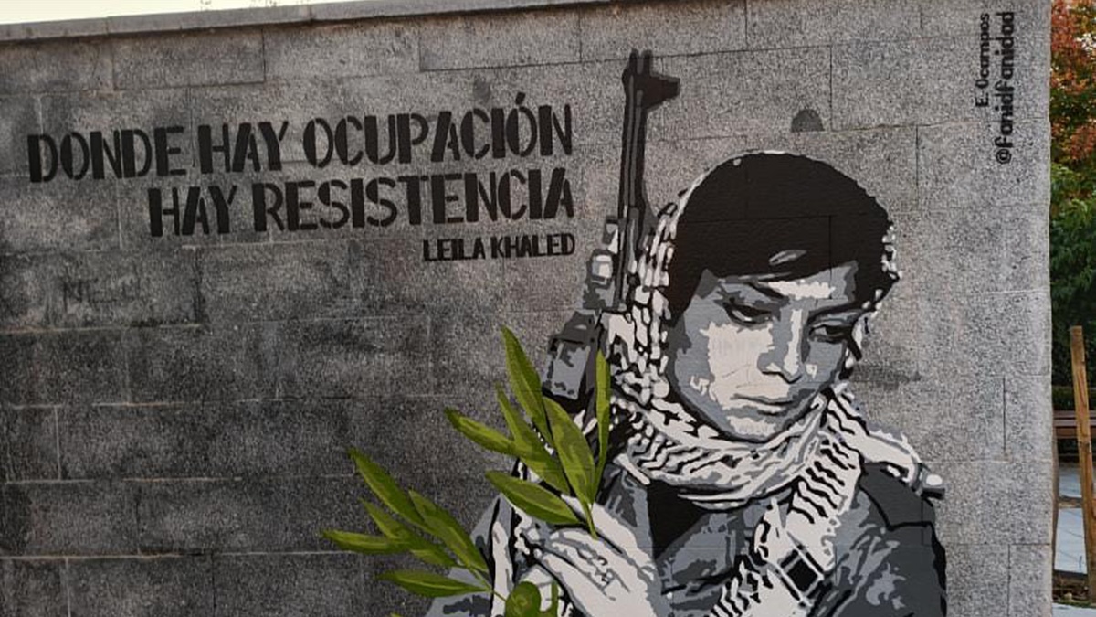 Polémica en Alcorcón por un mural de apoyo a Palestina