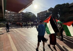 Polémica en Alcorcón por un mural de apoyo a Palestina