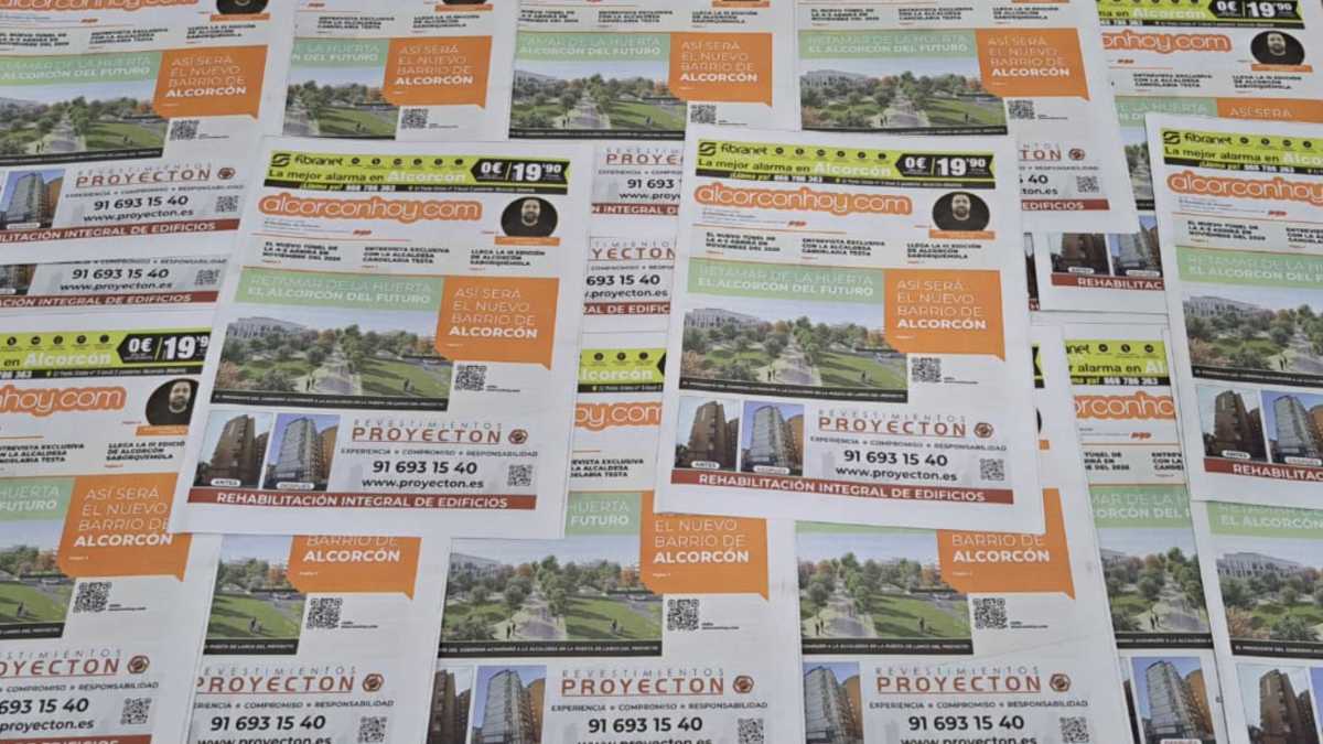 Los vecinos de Alcorcón ya pueden leer la edición de octubre del periódico en papel Los vecinos de Alcorcón ya pueden leer la edición de octubre del periódico en papel