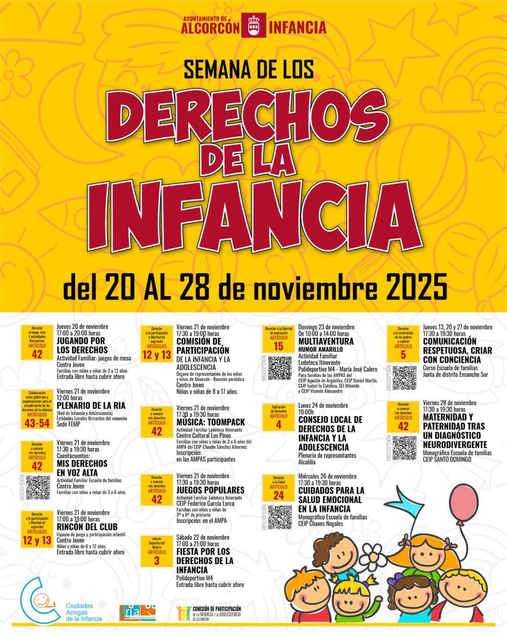 Alcorcón celebra el Día de los Derechos de la Infancia con una semana ...