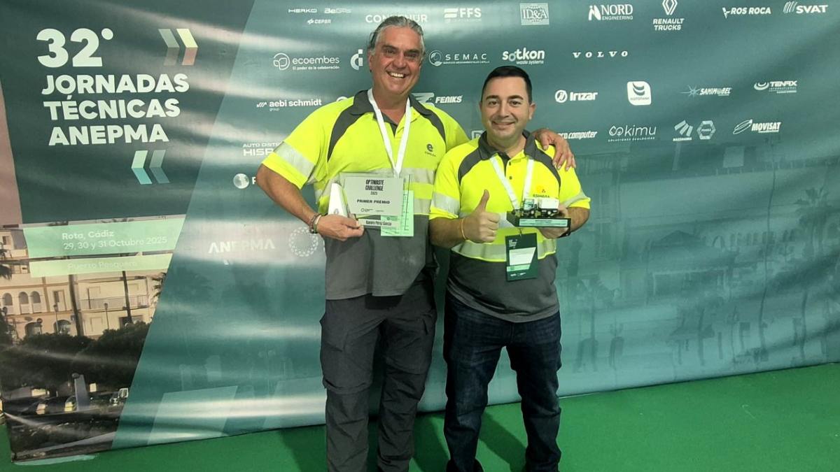 Doble triunfo para Alcorcón: dos conductores de ESMASA, premiados en los concursos nacionales de destreza