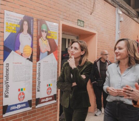 Pilar Alegría en Alcorcón