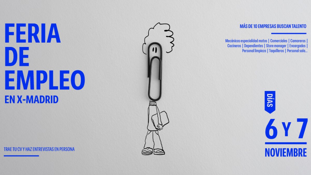 X-Madrid organiza su primera feria de empleo en Alcorcón para impulsar el talento y la contratación local X-Madrid organiza su primera feria de empleo en Alcorcón para impulsar el talento y la contratación local