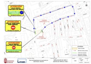 Corte total y desvíos en la calle Nueva de Alcorcón: estas son las fases de las obras
