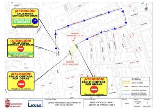 Corte total y desvíos en la calle Nueva de Alcorcón: estas son las fases de las obras