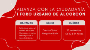 El Ayuntamiento presenta las claves del futuro urbano de Alcorcón y lanza un gran foro ciudadano