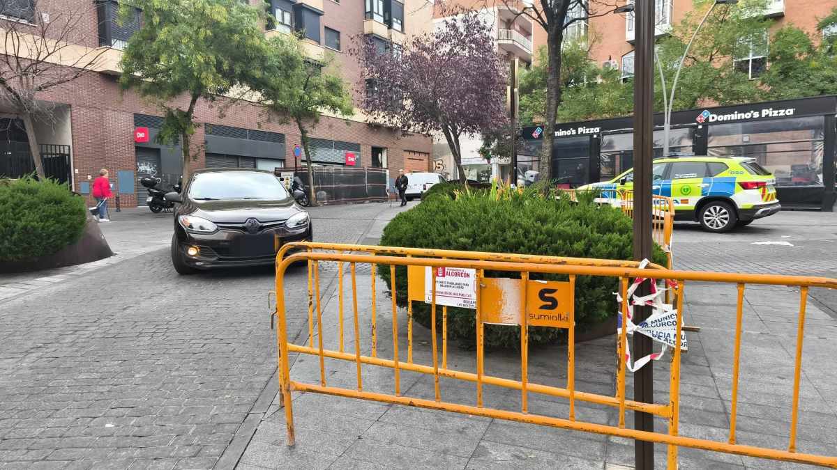 La Policía Municipal de Alcorcón pone fecha al fin de las obras en la calle Colón