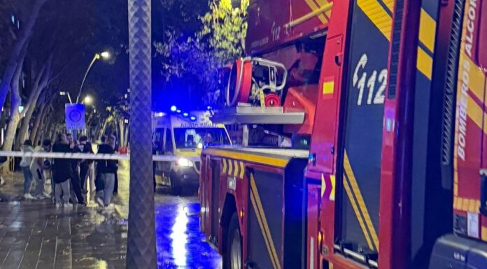 Un incendio en una vivienda de la calle Mayor de Alcorcón deja cinco afectados