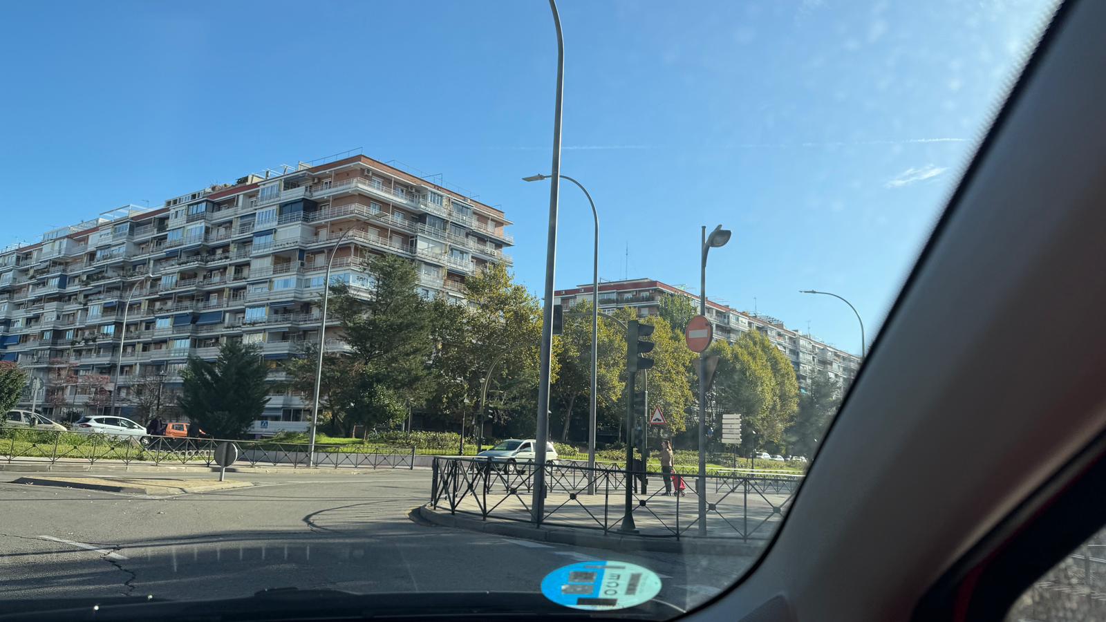 Apagón de luz en los semáforos de la zona de Parque Lisboa en Alcorcón