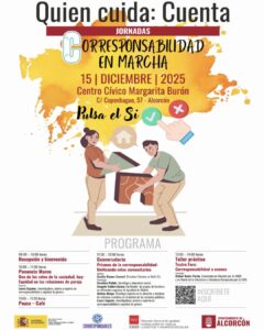 Así serán las jornadas gratuitas sobre igualdad y cuidados en Alcorcón