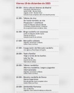 Planes de Navidad en Alcorcón para este fin de semana: trenes, belenes y actividades solidarias