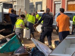 Policía de Alcorcón en Paiporta