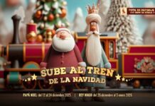 Sube al tren de la Navidad en X-Madrid y patina en Alcorcón bajo un show de luces y sonido