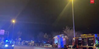 Accidente de tráfico grave con seis personas atendidas en la M-506 sentido Alcorcón