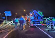 Susto en la M-501: tres personas atrapadas tras un accidente en Alcorcón