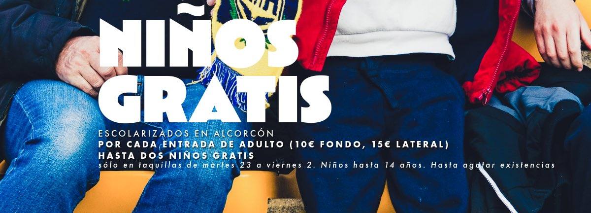 Regalos sorpresa y una visita muy especial en la nueva promoción del Alcorcón para el partido contra el Cartagena