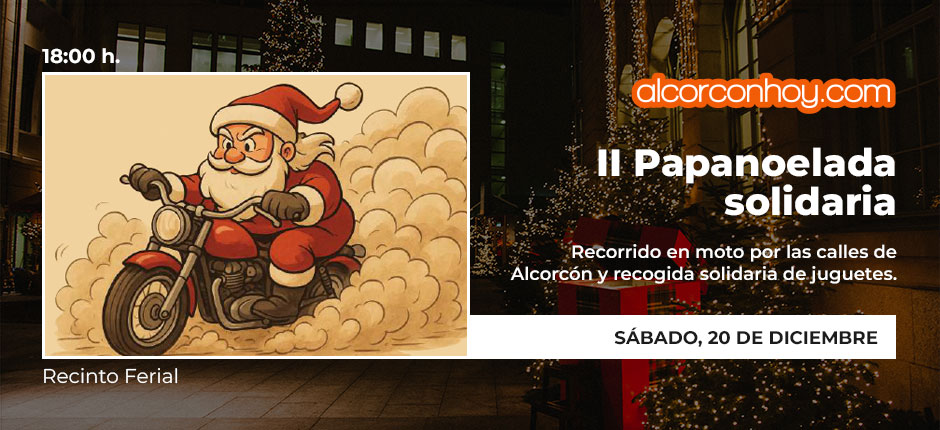 II Papanoelada solidaria | Programa Fiestas de Navidad Alcorcón 2025