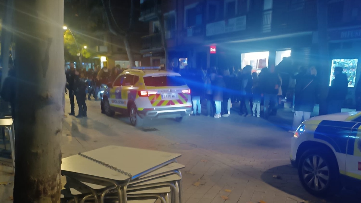 Cinco detenidos en la calle Mayor de Alcorcón tras una pelea