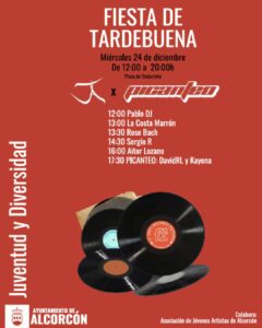 Alcorcón calienta motores para Navidad con una gran fiesta de Tardebuena y sesiones de DJ