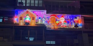 Muñecos gigantes y mucha luz: la terraza de Porto Cristo 10 regresa para iluminar la Navidad de Alcorcón