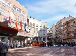 Minuto de silencio accidente ferroviario