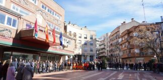 Minuto de silencio accidente ferroviario