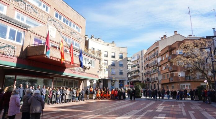 Minuto de silencio accidente ferroviario