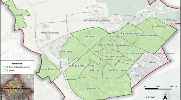 Alcorcón aprueba una Zona de Bajas Emisiones global para este 2026