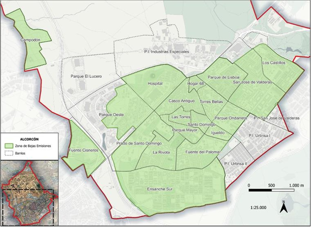 Alcorcón aprueba una Zona de Bajas Emisiones global para este 2026