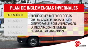 AEMET activa la Alerta amarilla por peligro de nevadas en Alcorcón