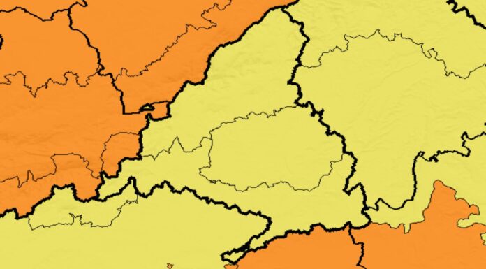 Alerta amarilla en Alcorcón: rachas de 70 km/h y probabilidad de nieve para este miércoles