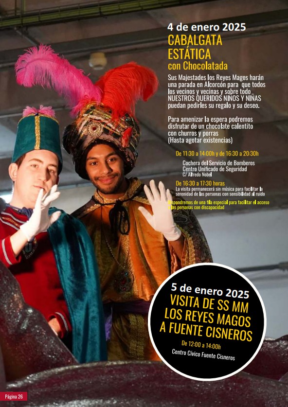 La Cabalgata Estática de los Reyes Magos con Chocolatada incluida será protagonista el domingo en Alcorcón