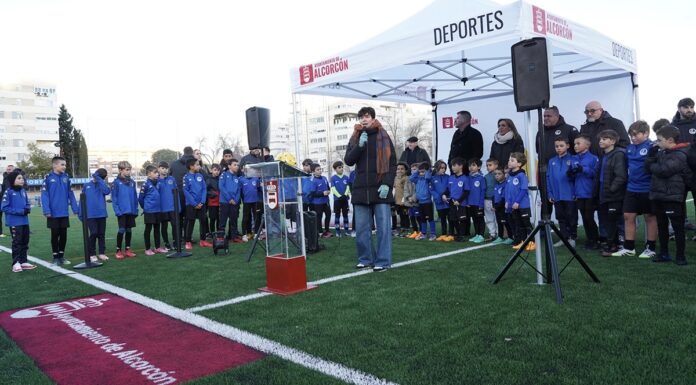 Alcorcón inaugura el Campo Municipal de Fútbol Alfredo Cenarriaga completamente renovado Comienza la Liga Municipal de Fútbol 7 de Alcorcón con los primeros partidos en Santo Domingo