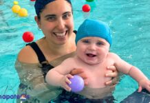 Chapoteos en Alcorcón: aprender a amar el agua desde bebés y durante toda la vida