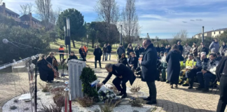 Homenaje por parte de la Comunidad de Madrid a Sergio Benavente, bombero de Alcorcón fallecido en acto de servicio