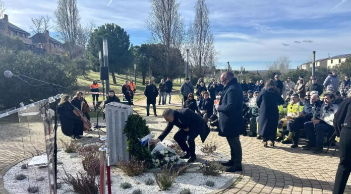 Homenaje por parte de la Comunidad de Madrid a Sergio Benavente, bombero de Alcorcón fallecido en acto de servicio