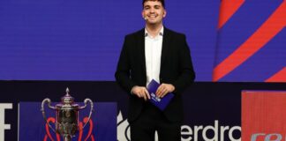 Dani Gordo, vecino de Alcorcón, presenta el sorteo de los octavos de la Copa del Rey