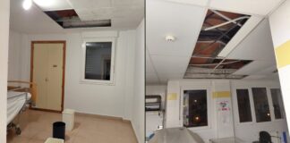 Goteras y fallos estructurales obligan a reubicar a cinco personas mayores de la residencia de Alcorcón