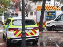 Un descuido con un radiador provoca un incendio en una casa de Alcorcón