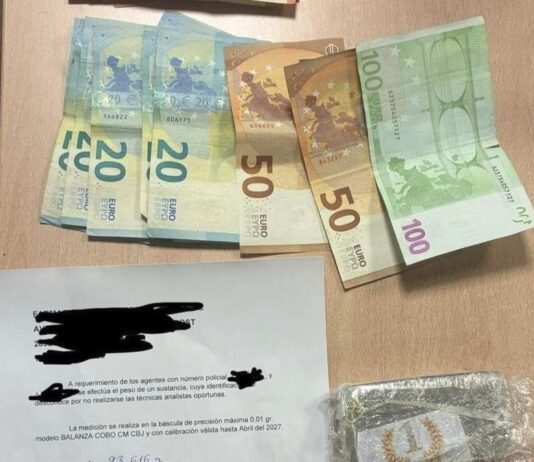 Un control rutinario en Alcorcón destapa un posible delito de drogas