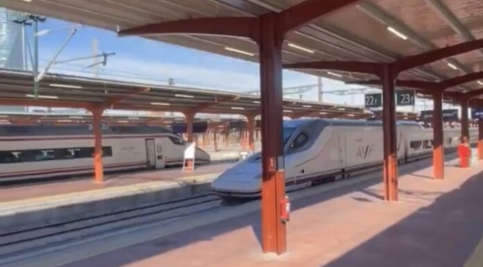 Varios maquinistas rinden homenaje en Chamartín a Pablo, vecino de Alcorcón fallecido en Adamuz