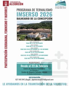 Alcorcón abre 330 plazas para viajes termales con pensión completa