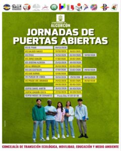 Alcorcón inicia las jornadas de puertas abiertas en más de 40 centros públicos para el curso 2026/2027