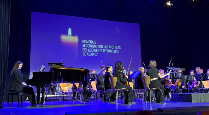 Homenaje en Alcorcón a Pablo y María del Carmen, vecinos fallecidos en el trágico accidente de Adamuz