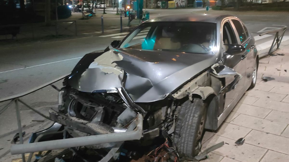 Impactante accidente en Alcorcón por exceso de velocidad y una distracción