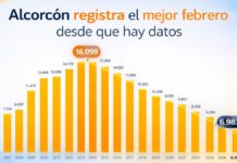 Datos paro Alcorcón en febrero 2026